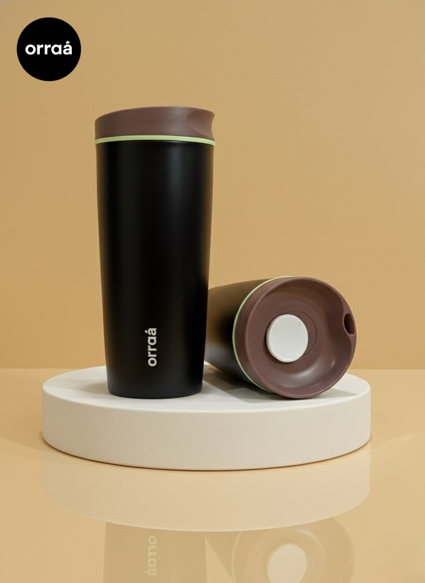 Black Insulated Flask